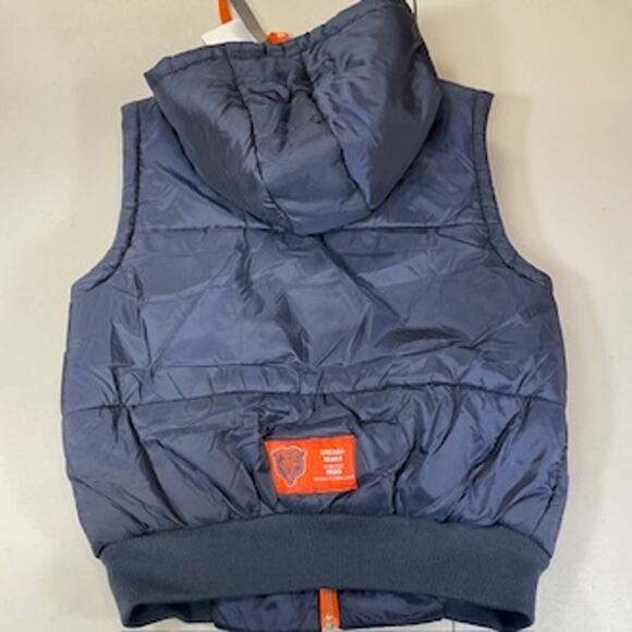 Chicago Bears Wear by Erin Andrews Women's Puffer Vest - Picture 2 of 2